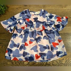 Kate Spade New York Heart Dress Toddler Sz 2